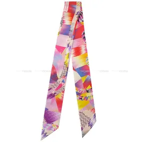 2022 SS HERMES scarf Twilly Kyoto Marble Silk Tattoo Rose/Multicolor Silk100%[EXCELLENT][Authentic]