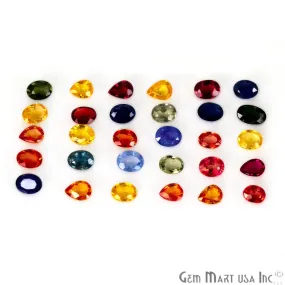 5 Carat Multi Sapphire Mix Shape Wholesale Loose Gemstones