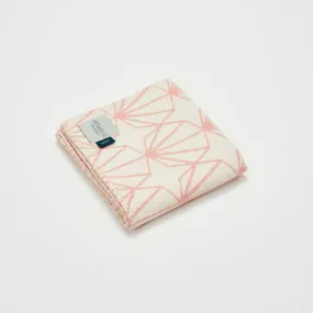 Atlantic Blankets - Pink Shell Recycled Cotton Baby Blanket