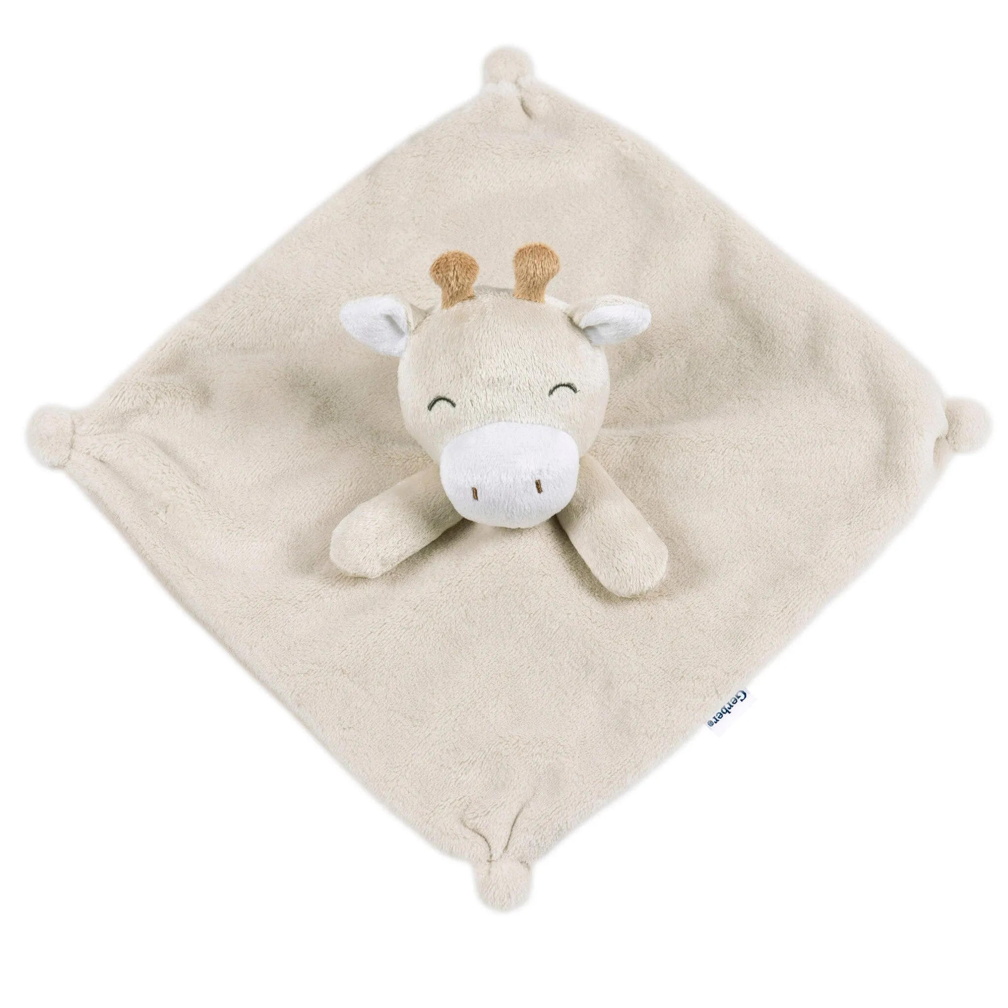 Baby Neutral Giraffe Security Blanket