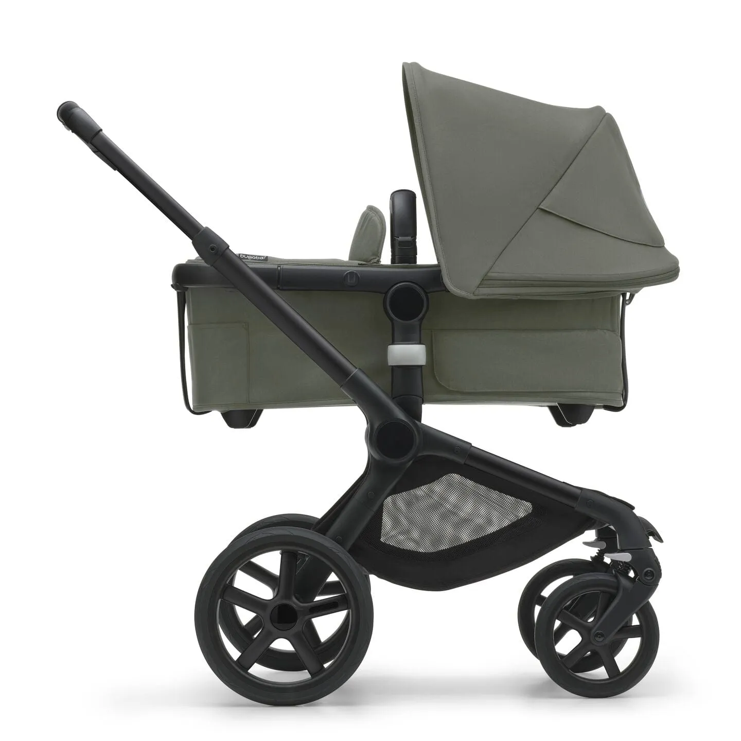 Bugaboo Fox 5, Cloud T Plus and Base Travel System - Black/Forest Green/Forest Green