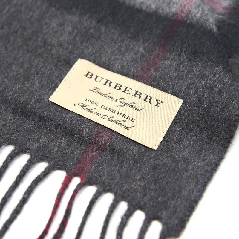 BURBERRY The Classic Check Cashmere Scarf