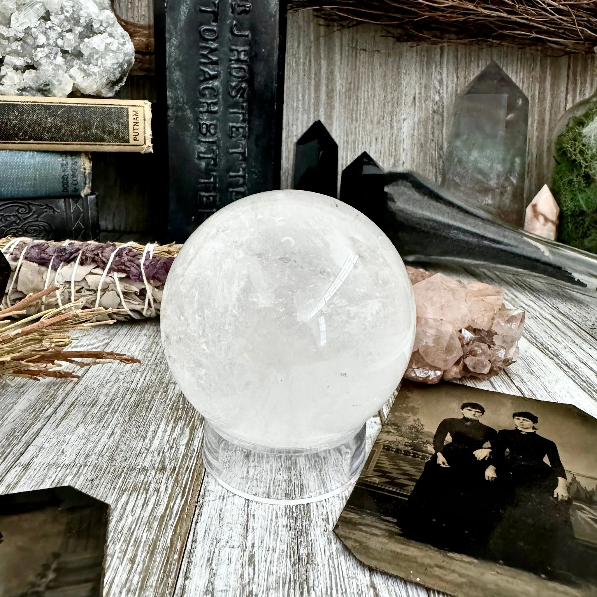 Clear Quartz Crystal Ball / FoxlarkCrystals