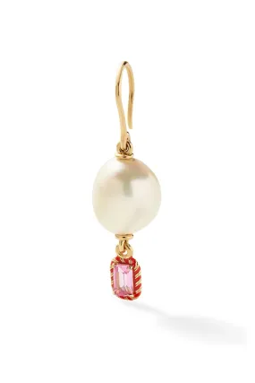 Cocktail Streamer Pearl Drop Earring