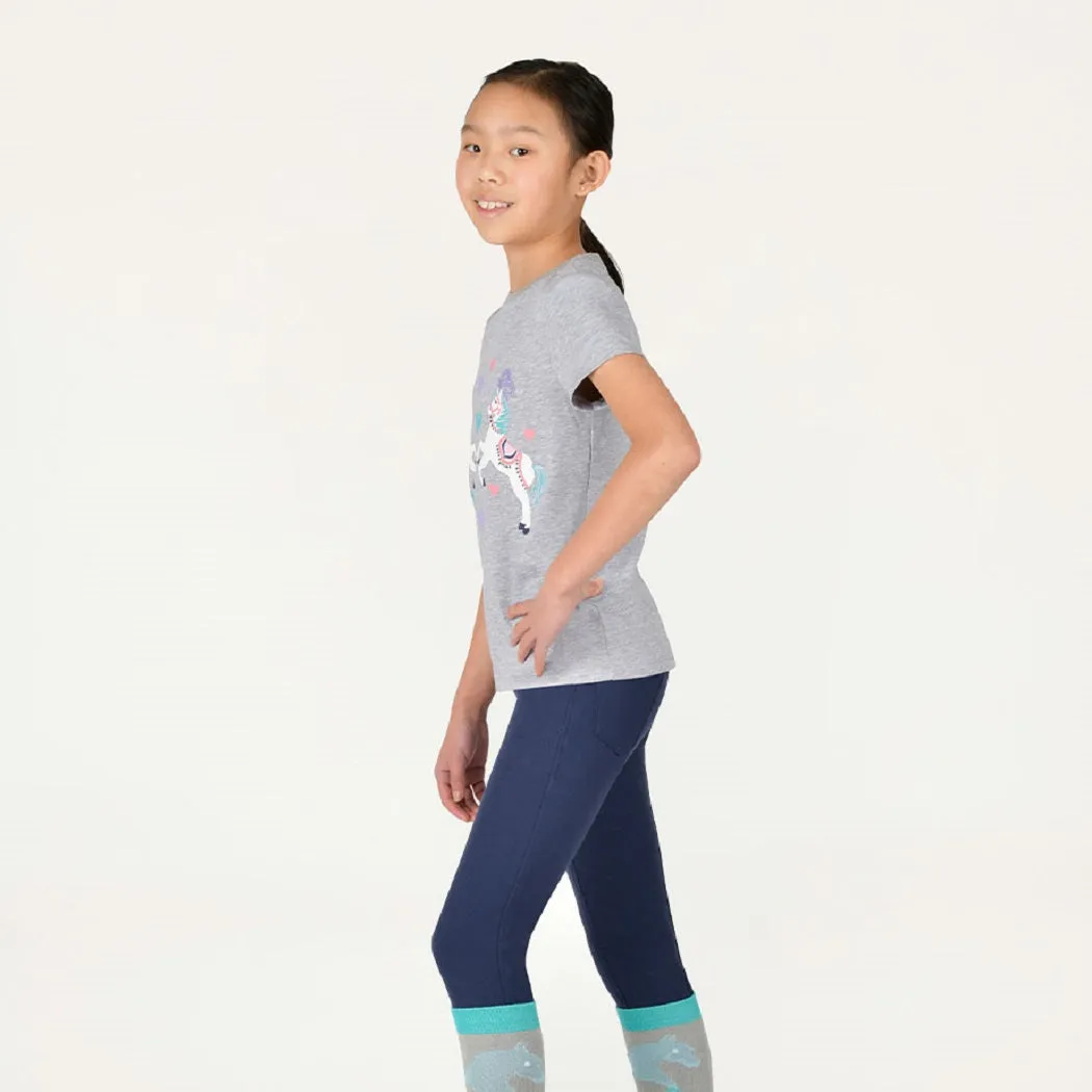 Dublin Kids Pepper Puff Sleeve Tee