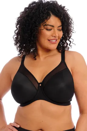 Elomi Smooth Moulded Full Cup Bra, Black (EL4301)