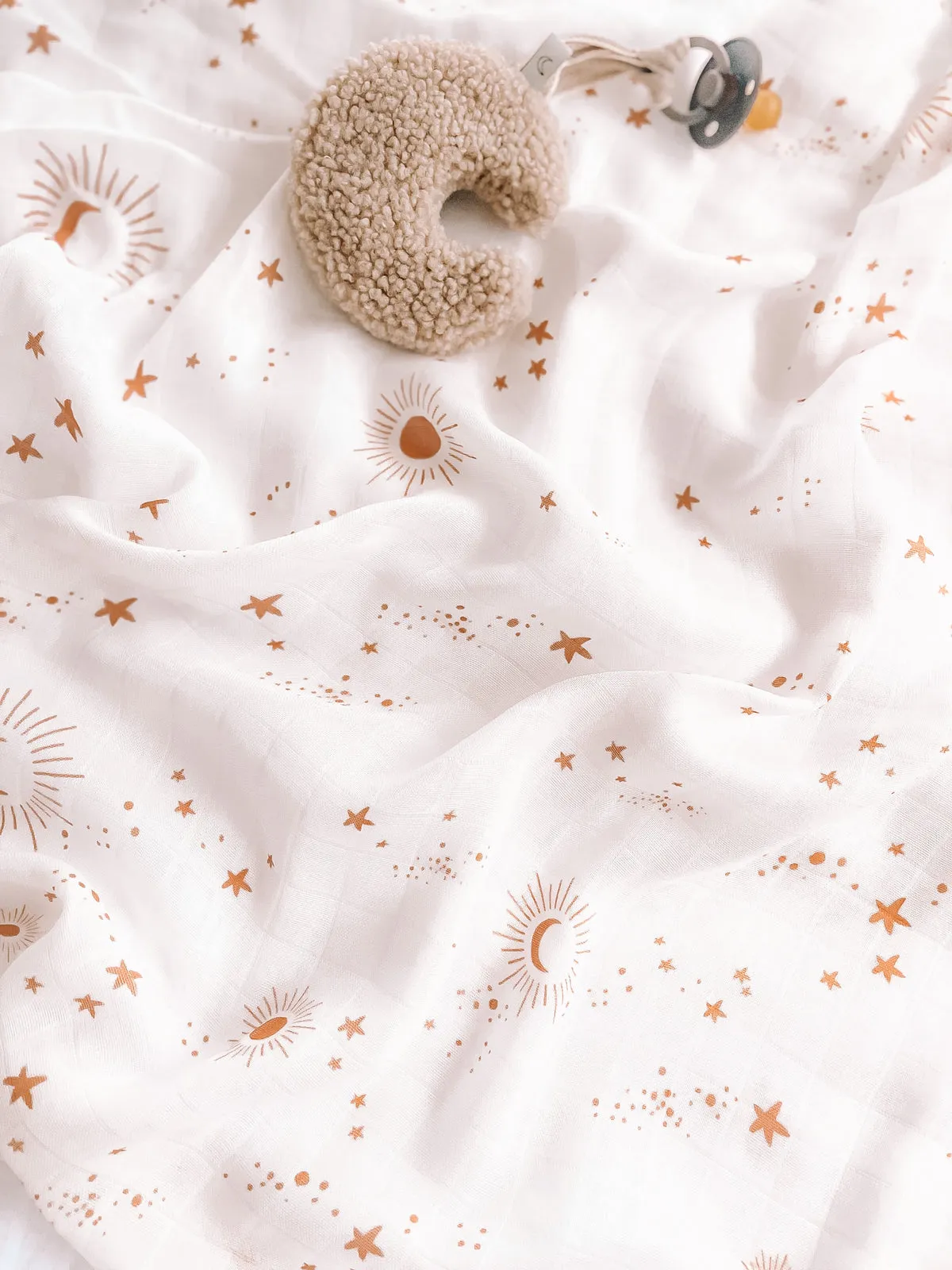 Fox and Fallow Organic Muslin Wrap Swaddle - Constellation