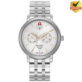 JDM Military (Jacques Du Manoir) - WG003-01 - Echo - Swiss Made - Stainless Steel Chronograph Wrist Watch for Men - 10 ATM