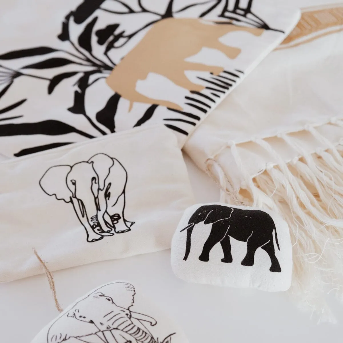 Mara Elephant Throw Blanket