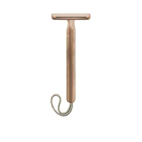 MUHLE Companion Rose Gold Razor, Sand Cord