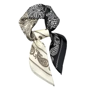 Paisley Noir Scarf