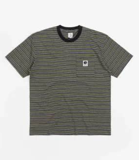 Polar - Stripe Pocket T-Shirt - Black/Green