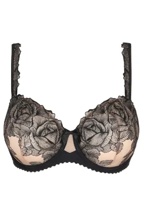 Prima Donna Belgravia Vertical Seam Balcony Bra, Black (0163222)