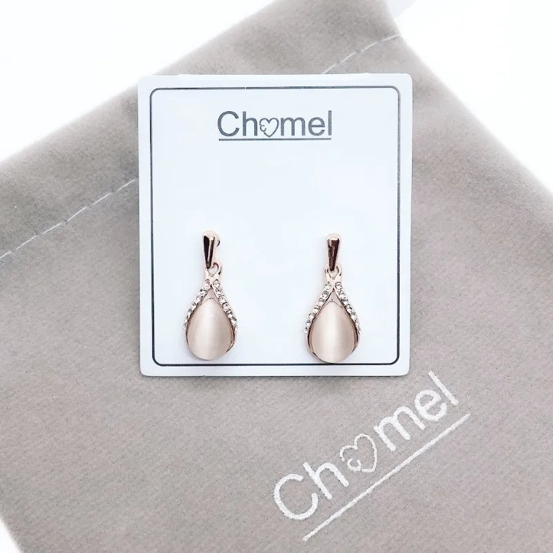 Simulated Moonstone Earrings