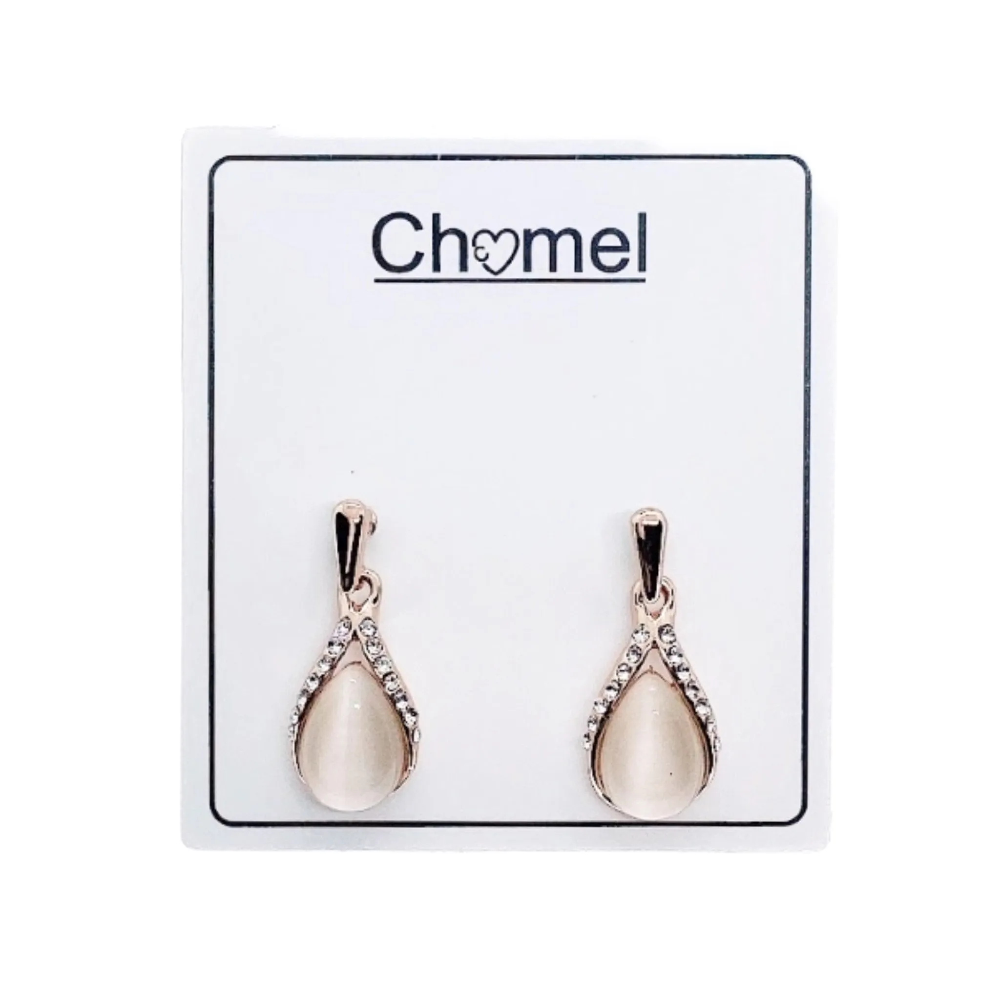 Simulated Moonstone Earrings