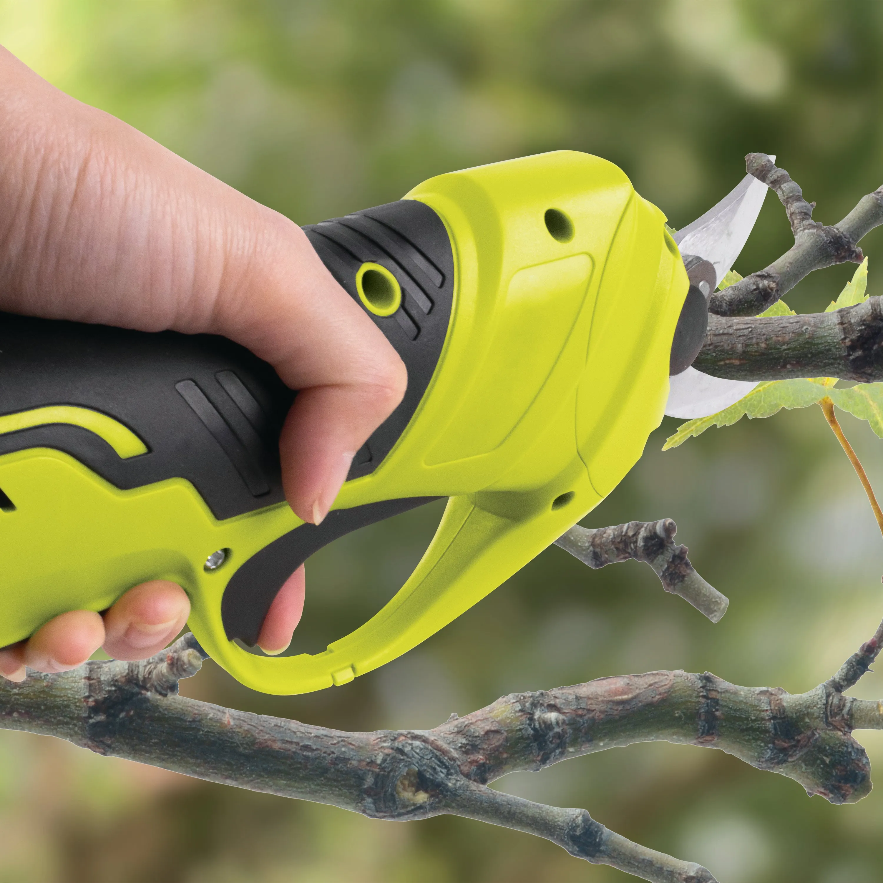 Sun Joe 24V-PRN1-LTE 24-Volt* Cordless Handheld Pruner | 80-Watts | W/ 2.0-Ah Battery   Charger